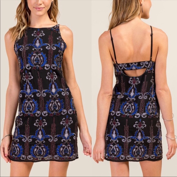 Francesca's Collections Dresses & Skirts - Francesca’s Collection Beaded & Embroidered Dress